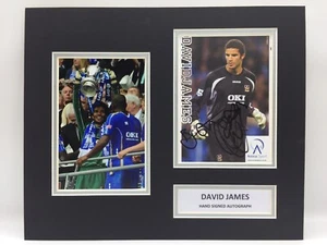 RARE David James Portsmouth Signed Photo Display + COA AUTOGRAPH 2008 FA CUP - Picture 1 of 3