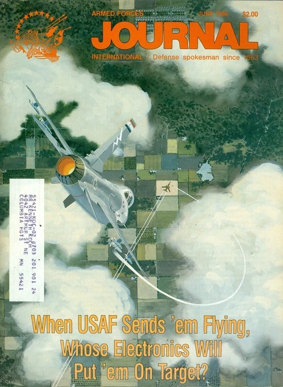 1986 Armed Forces Journal Magazine: When USAF Sends 'em Flying - Electronics Foto 1 de 1
