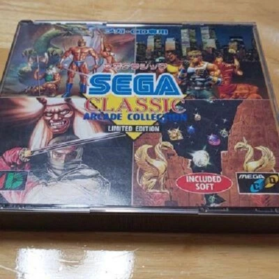 SEGA 1990 CLASSIC Arcade Collection Limited Edition Used SEga Mega CD from Japan - Image 1 of 4