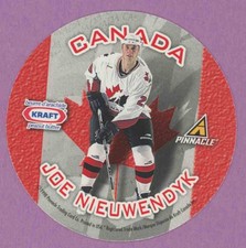 1997 97-98 PINNACLE KRAFT DISC TEAM CANADA JOE NIEUWENDYK ROB BLAKE NNO