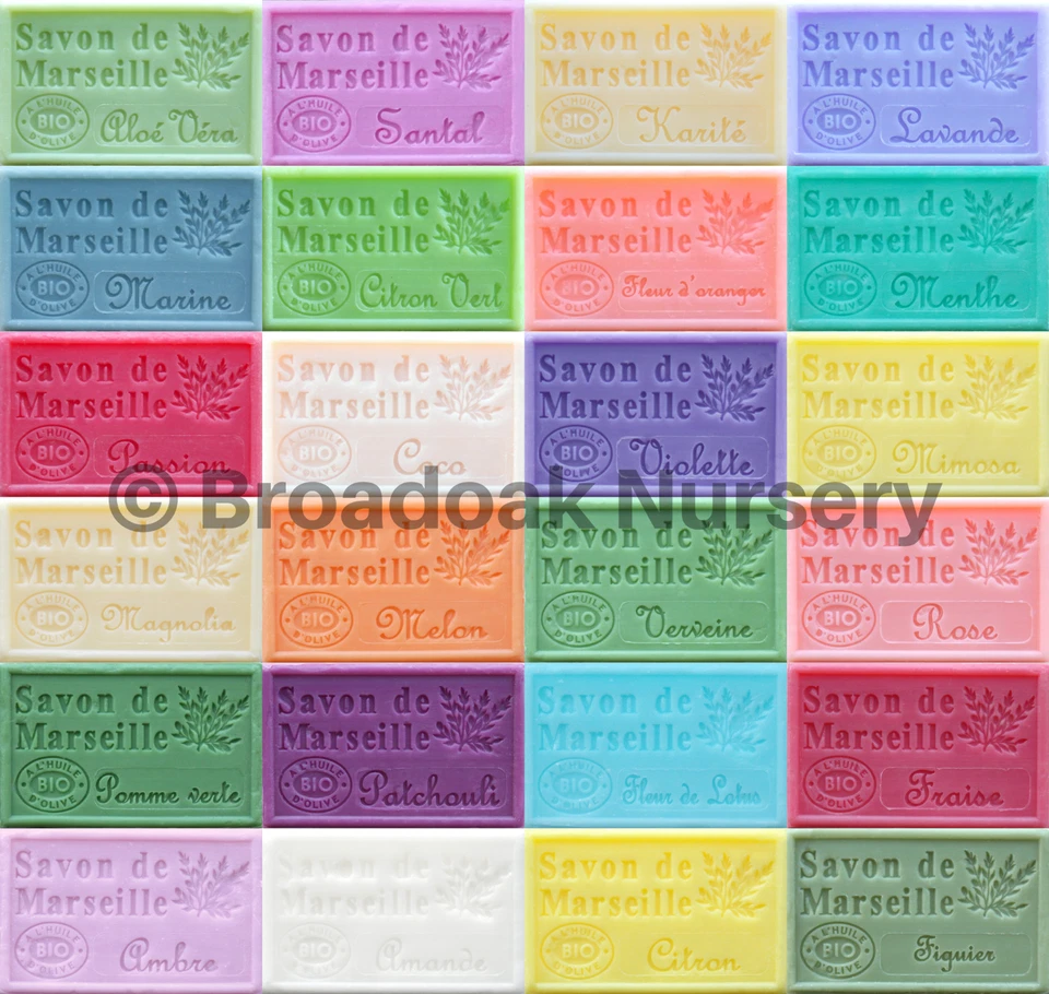 Beautiful SAVON DE MARSEILLE 125g Traditional French Soap Natural Vegetable