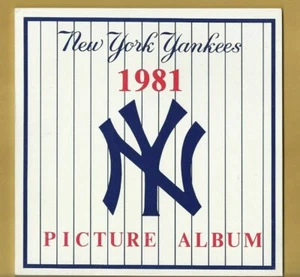 1981 NEW YORK YANKEES PICTURE ALBUM - Picture 1 of 1