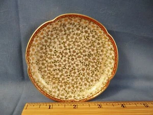 Signed Antique Meiji Satsuma KYOTO Porcelain DISH 9.5CM MILLIFIORI - Picture 1 of 4