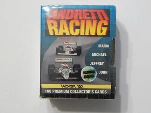 1992 Collect-A-Card ANDRETTI RACING Collector's Cards SEALED Factory Set 100 Ct - Bild 1 von 6