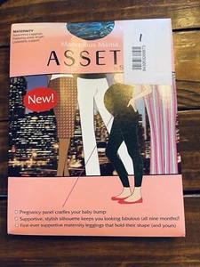 NWT Spanx Assets Black Maturnity Lucky Leggings Ankle Size 1 95-125 lbs. Causal - Picture 1 of 2