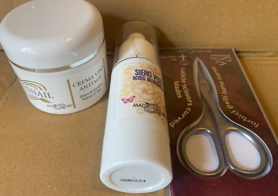 CREMA VISO + SIERO VISO ACIDO JALURONICO + REGALO FORBICE PELLI LAME CURVE - Immagine 1 di 4