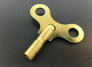 Solid Brass Replacement Key for Shatz 400 Day Anniversary Clock - Picture 1 of 1