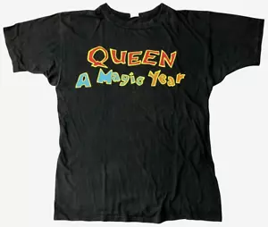 Queen "A Kind Of Magic Year" Official 1986 Fan Club T-Shirt Freddie Mercury - Bild 1 von 12