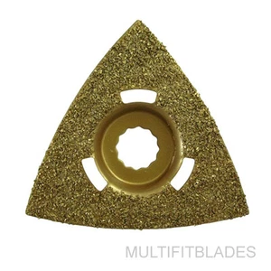 Herramienta Oscilante Carburo Triangular Grit Rasp - se adapta a los modelos más antiguos de Ridgid Job Max - Imagen 1 de 1