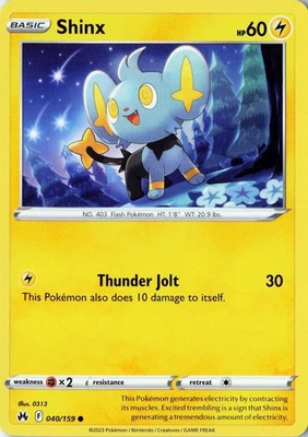2023 Pokémon Crown Zenith #040/159 Shinx - Image 1 of 3