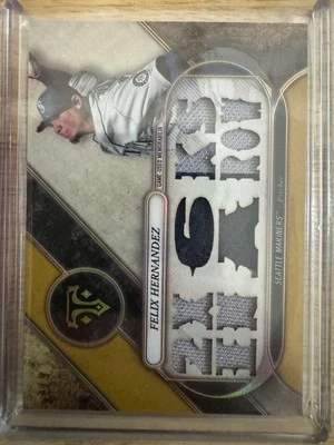 2017 Topps Triple Threads Relics /9 🔥🔥 Felix Hernandez #TTR-FH4 2x 6k - Imagem 1 de 4