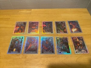 1994 Marvel Masterpieces - Silver Holofoil Complete Set of 10 - Picture 1 of 18