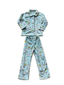 Sanrio CINNAMOROLL Blue Fleece Pajama Set Girls 8 Size 130cm - Picture 1 of 6