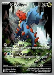 Pokémon TCG Druddigon 151/086 Illustration Rare White Flare EN LP - Picture 1 of 2