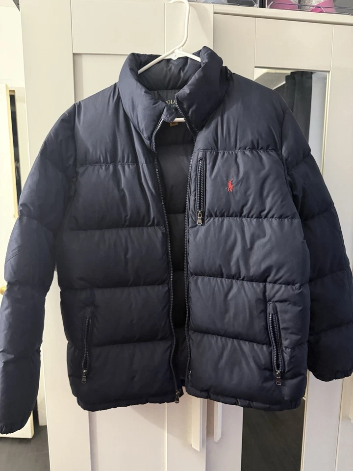 Blue Polo Ralph Lauren Kids Coat Size XL 18-20 Puffer Jacket - Image 1 of 4