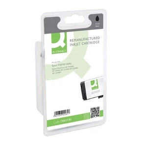 Q-Connect Epson 16XL Remanufactured Black Inkjet Cartridge High Yield Black T163 - Afbeelding 1 van 3