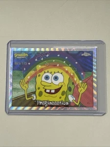 2025 Topps Chrome SpongeBob “Imaginaaation” Wave Refractor /175 - Picture 1 of 2