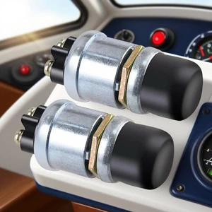 50A 12V Waterproof Car Boat Track Switch Push Button Horn Engine Start StarterQb - Picture 1 of 10