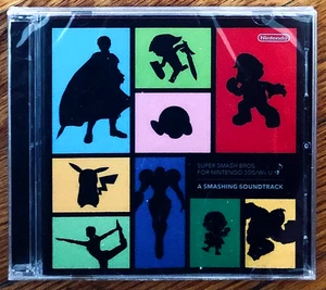 SUPER SMASH BROS. FOR NINTENDO/Wii (2015) 2xCD—SMASHING SOUNDTRACK—SEALED PROMO - Bild 1 von 2