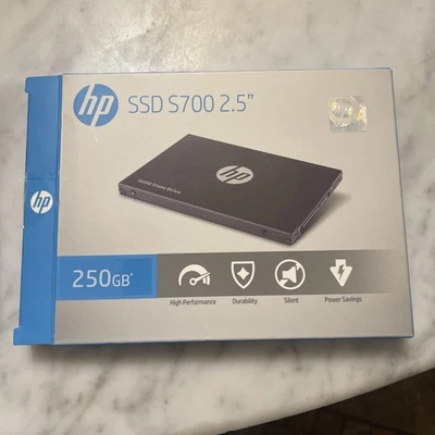 HP 2DP98AA#ABC SSD S700 2.5 inch 250GB SATA III 3D NAND Internal Solid State- - Image 1 of 4