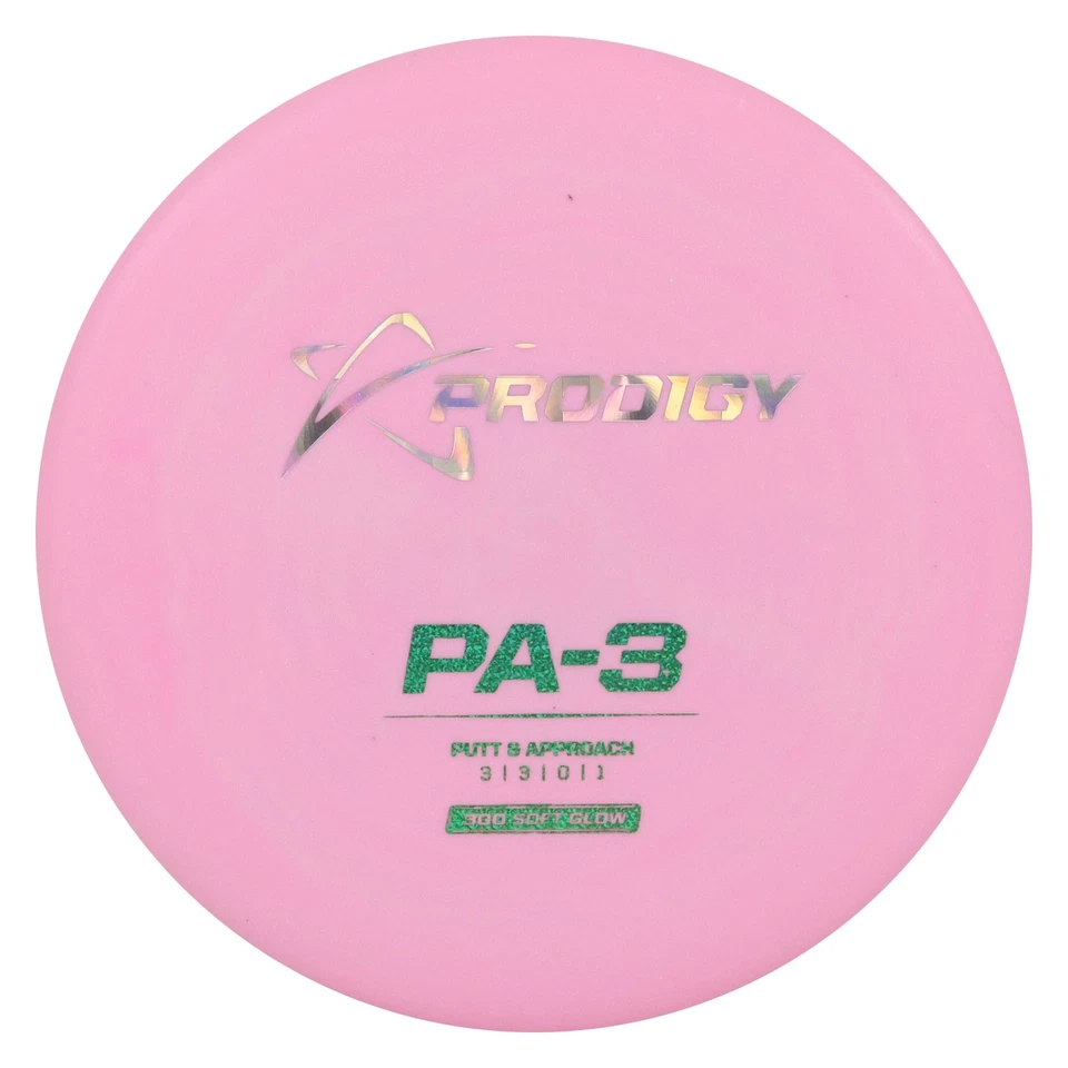Prodigy Disc Golf 300 Soft Glow PA-3 Putter 3/3/0/1 - Image 1 of 1