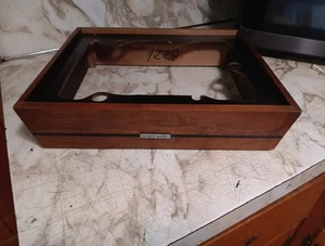 Dual 1228 Turntable Base Wood Original United Audio 1209 1218 1211 1225 1226 - Picture 1 of 17