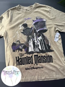 2025 Walt Disney World Haunted Mansion Hatbox Ghost Camicia Adulto XL - Foto 1 di 1