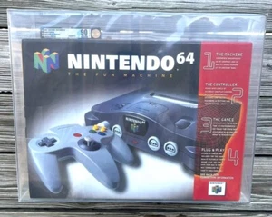 1997 Original Nintendo 64 N64 Vintage Video Game Console New - VGA 90Q - Picture 1 of 3