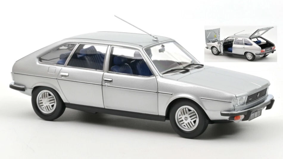 Renault 30 Tx 1979 Silver 1:18 Model 185272 NOREV - Immagine 1 di 1