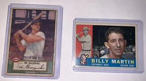 1950’s 1960’s Topps Original Vintage Baseball Cards Cincinnati Reds Minor Stars! - Picture 1 of 2