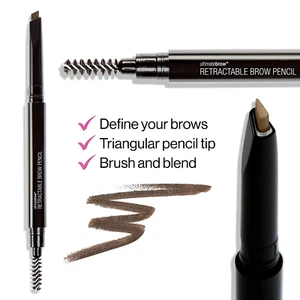 Wet n Wild Ultimate Brow Retractable Eyebrow Pencil, Medium Brown 627A - Picture 1 of 11