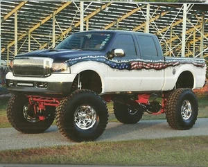 " buy 1 get 1 free " super duty 4x4 big jacked pick up Truck 2025 wall calendar - Picture 1 of 4