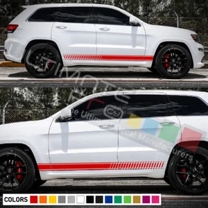 Kit de calcomanías adhesivas a rayas para Jeep Grand Cherokee espejo gráficos deportivo srt8 carrocería - Imagen 1 de 101