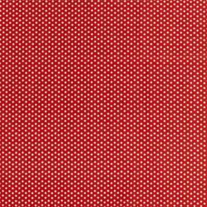 Sterne Mini Rot Weiß Baumwollstoff Popeline Öko-Tex Standard ab 50cm x 145cm - Bild 1 von 3