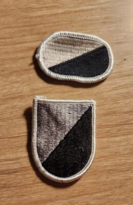 ARMY PATCH, PARACHUTE BACKGROUND OVAL, Flash, 1st Sqn, 167TH CAVALRY REGIMENT  - Picture 1 of 1