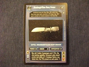 Star Wars CCG Official Tournament Sealed Deck Dreadnaught-Class Heavy Cruiser - Picture 1 of 1