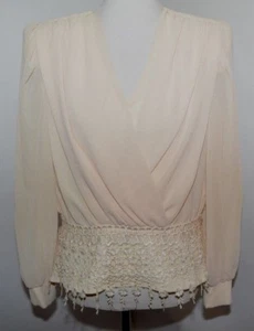 De Colección Samuel Scott Marfil Clásico Envoltura de Encaje Cintura para Mujer 11 12 Hecho en EE. UU. - Imagen 1 de 12