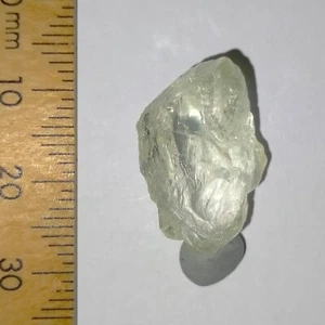 Aquamarine facet rough eye clean green yellow raw natural crystal Video 14.2ct - Picture 1 of 8