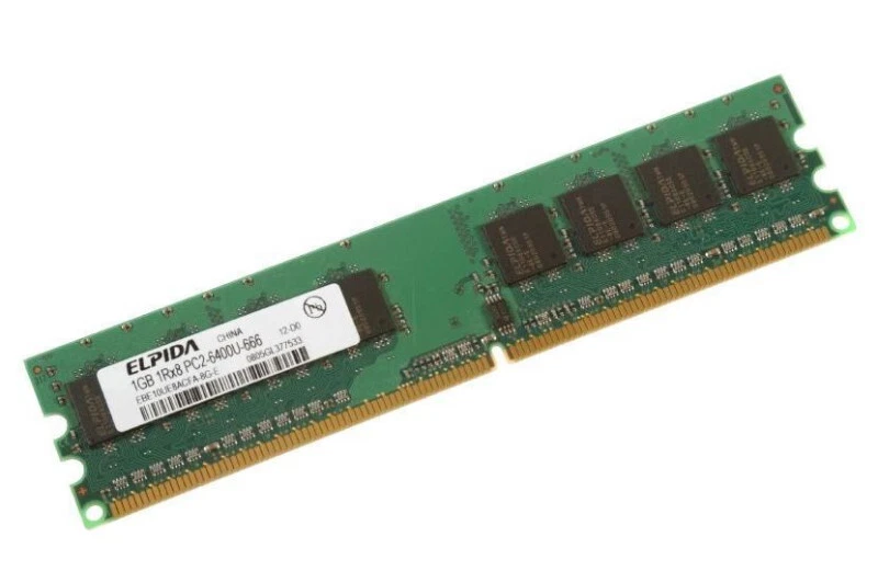 EBE10UE8ACFA-8G-E - 1GB Memory Module (240-PIN Unbuffered Dimm)  - Image 1 of 2