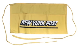 NEW YORK POST 3 Pocket Newstand Newsboy Vendor Waist Apron - Picture 1 of 4