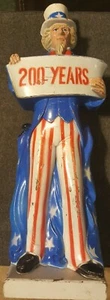 ALMOST (50) YEAR OLD 1976 UNCLE SAM 200 YEARS COIN MONEY BANK*TOY USED*10 1/2" - Picture 1 of 5