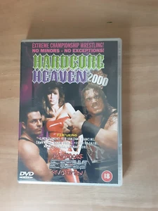 ECW Hardcore Heaven 2000 DVD - Extreme Championship Wrestling - RARE - Imagen 1 de 2