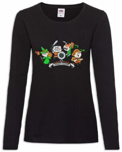 Dungeon Crawler Damen Langarm T-Shirt Pen & Paper MMORPG LARP RPG Gamer Fun - Picture 1 of 1
