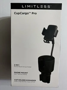 NUEVO Soporte para teléfono 2 en 1 CupCargo Pro ilimitado y portavasos. Base ajustable. - Imagen 1 de 8
