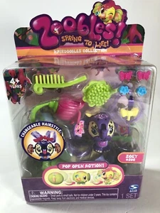 Zoobles Toy Spring To Life Hairdoobles Collection ZOEY  # 206 SPIN MASTER NEW - Picture 1 of 4