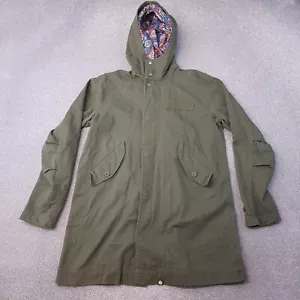 Bonita Chaqueta Verde Para Hombre Pequeña Verde Caqui Cassidy Abrigo Parka Informal Mod Liam - Imagen 1 de 12