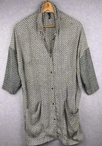 The Ark Dress Geometric Print Long Sleeve Shirt Tunic Womens Size S Small Aus - Picture 1 of 10