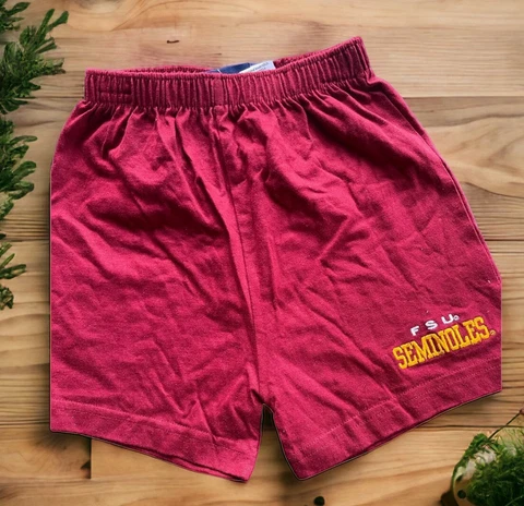 Florida State Seminoles Toddler 18 M Sweat Shorts Large FSU Red🌿1495 Cover