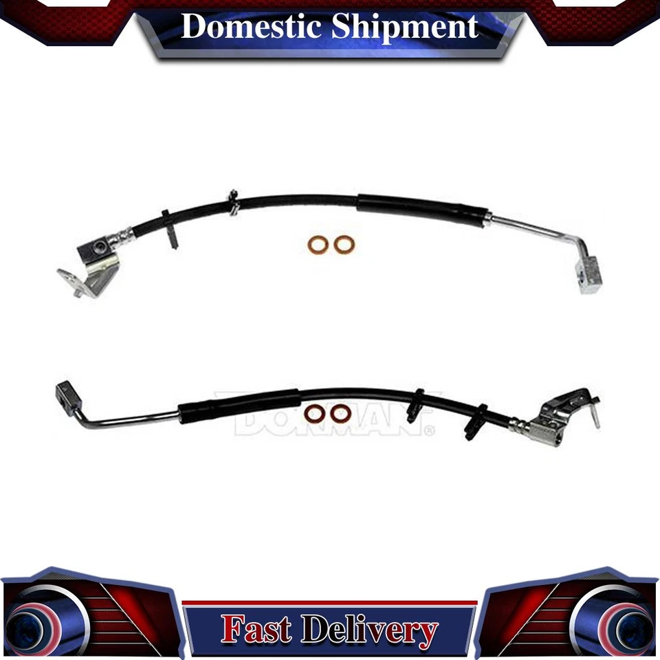 Manguera hidráulica de freno delantero Dorman 2 piezas para Ford F-150 Heritage 2004 Foto 1 de 4