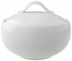Sugar Bowl Jam Pot Villeroy & Boch - White Porcelain New Cottage - Picture 1 of 6